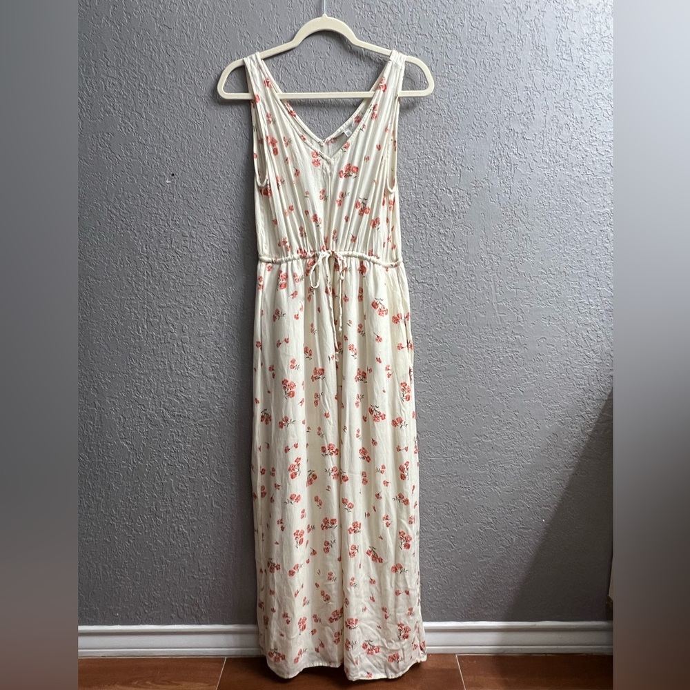 Lucky Brand floral drawstring maxi dress - Picture 4 of 6